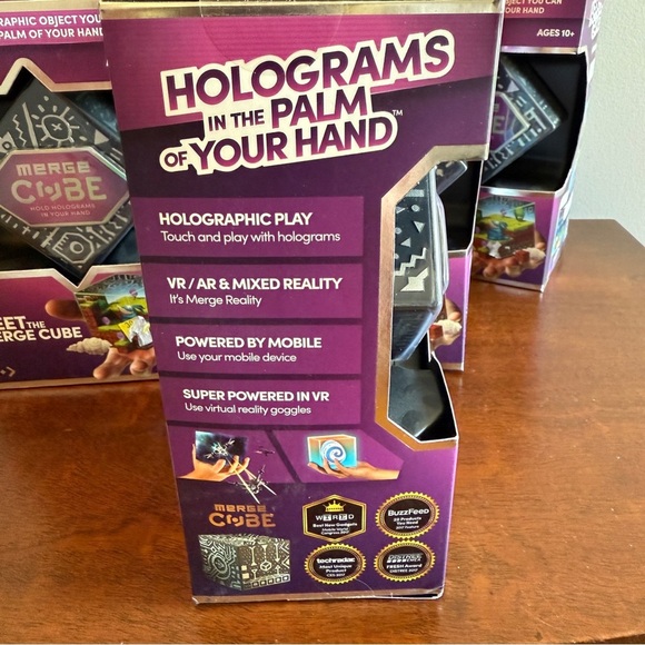 Merge Cubes Holographic Learning Toy - Black - 6 cubes - Picture 4 of 5